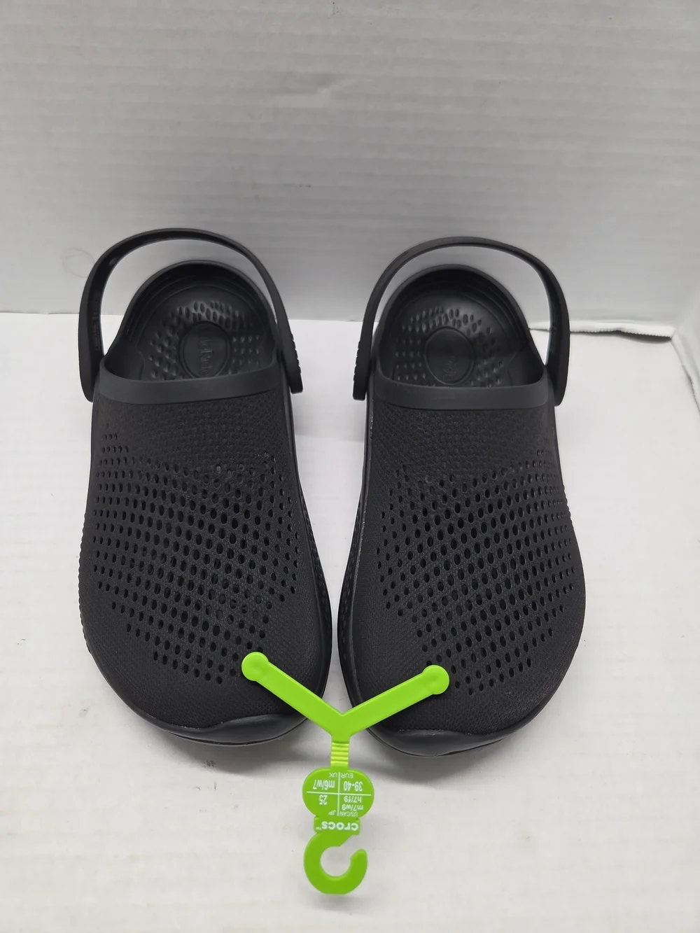 Crocs Classic Literide 360 Black Clogs Men 7 Women 9